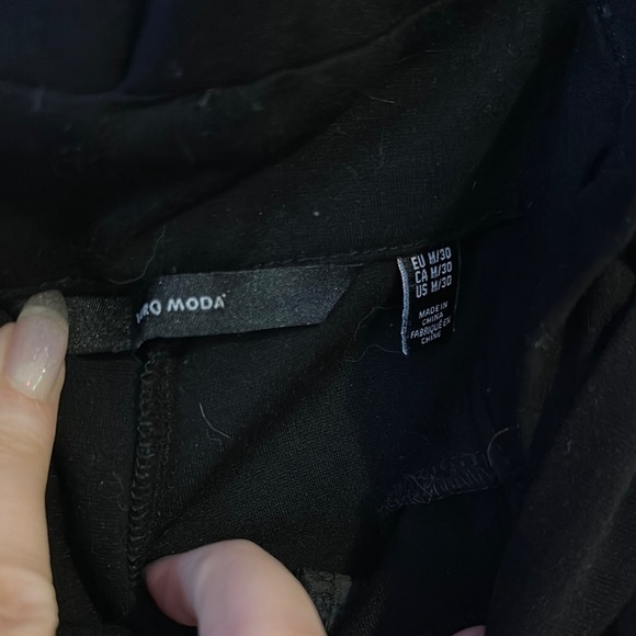 VERO MODA | Black Paper Bag Trousers - Picture 7 of 10